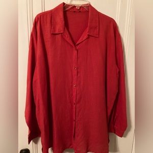 Eileen Fisher Irish Linen Blouse